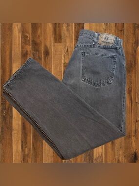 Vintage Wrangler Black Jeans 🖤 90s High Waist Straight Leg 36x32